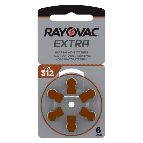 Rayovac Extra Size 312 Hearing Aid Batteries